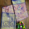 Tissue Pattu sarees - Pink
